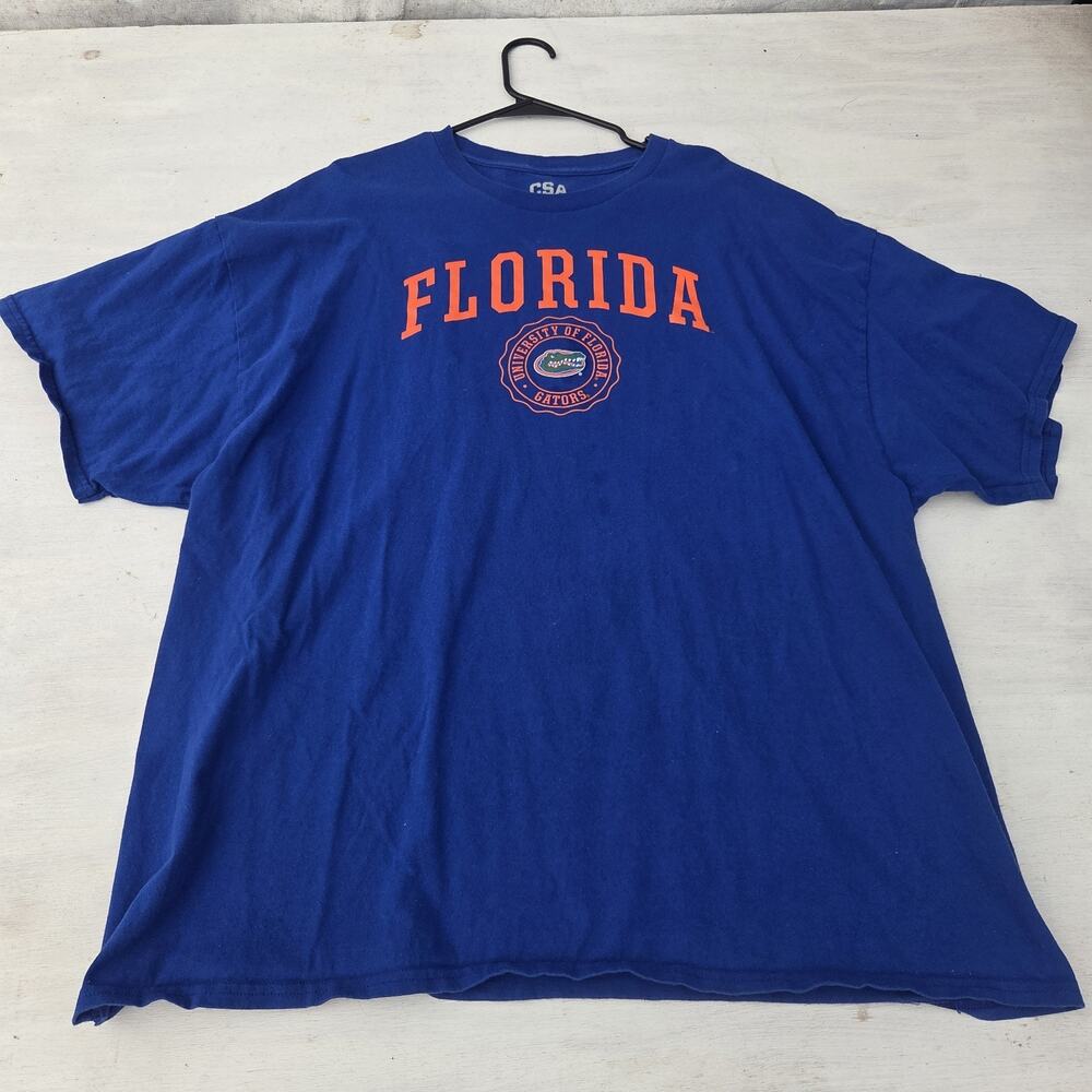 University Of Florida Gators T Shirt Mens 3XL Blue NCAA Short Sleeve READ